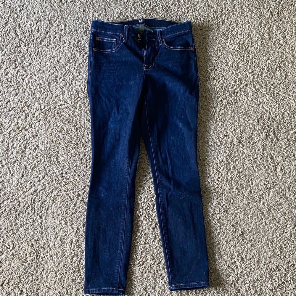 GAP Women's Skinny Jeans in Deep Indigo